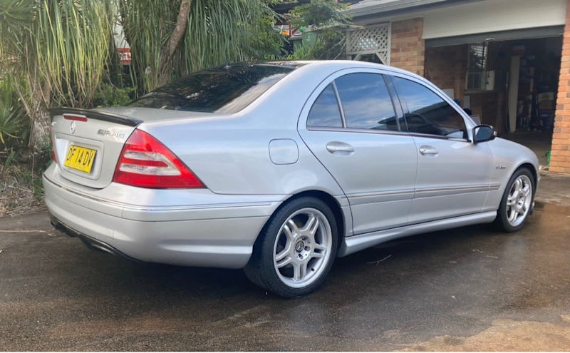 2002 MERCEDES-BENZ C32 AMG 5 SP AUTOMATIC SPEEDSHIFT 4D SEDAN62934695202307113