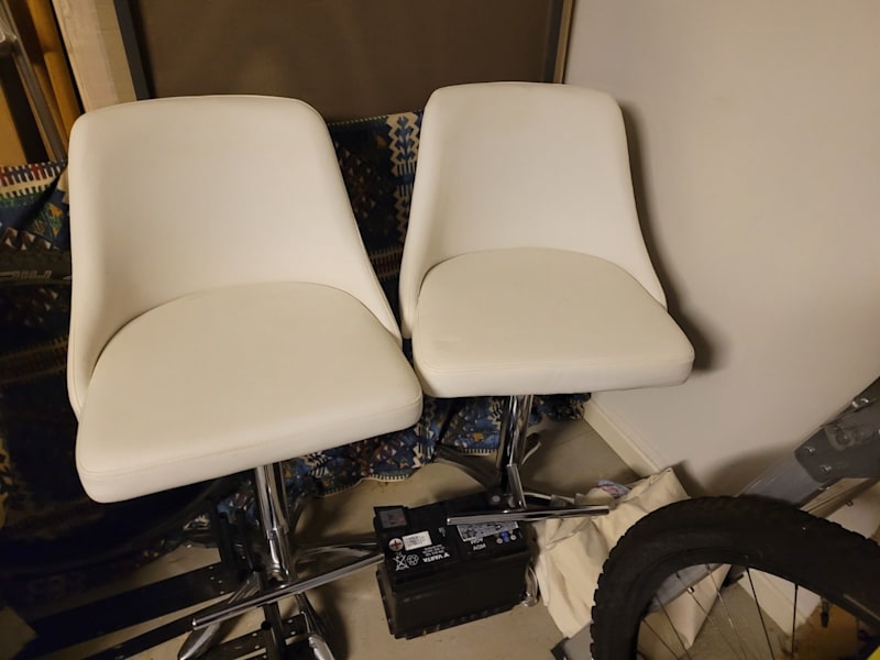 Two Bar Stools (Gas Powered)628647226571551122