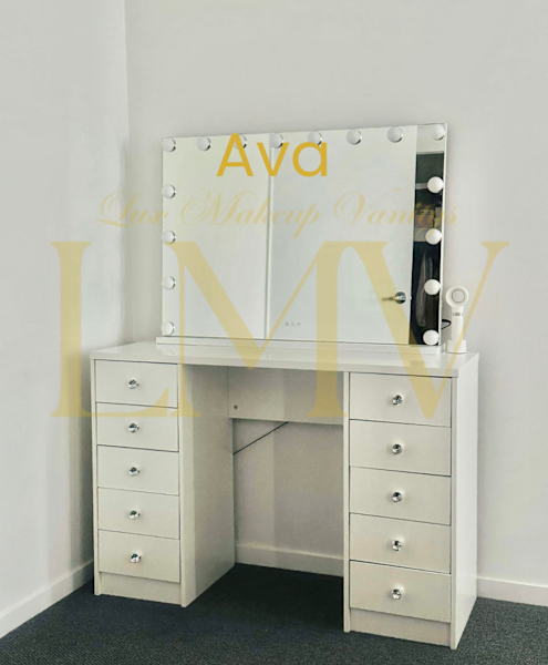 30% OFF SALE ON NOW! ✨ MAKEUP VANITY TABLE AND MIRROR PACKAGE SET 💎62863412349826114