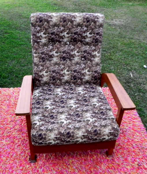 Mid Century Retro Mapel Lounge Armchair62863840861698112