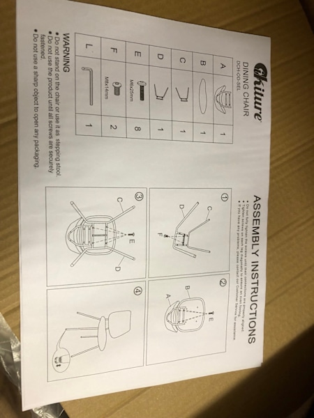Dining Chairs:-Brand New x262863407116290112