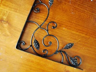 New A pair of Iron Scroll Leaf Shelf /Corner /Wall Bracket63439220035970112