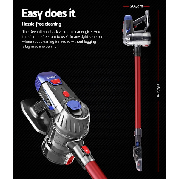 Handheld Vacuum Cleaner Cordless Stick Handstick Vac Bagless 2-Speed63021283921667113