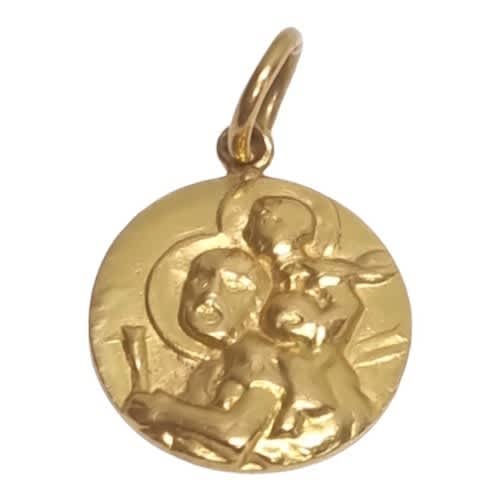 22ct gold st christopher