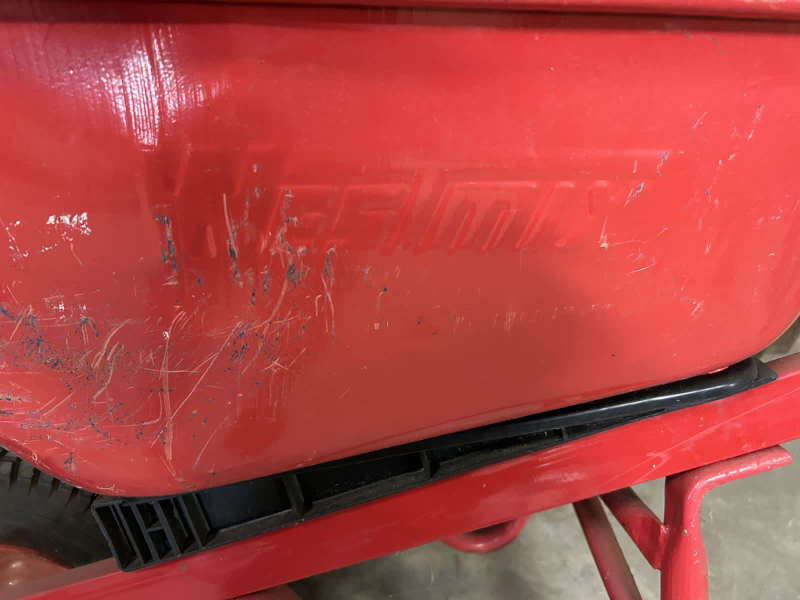 Westmix steel builder’s barrow. $60 Binda pick up.63012913612034111