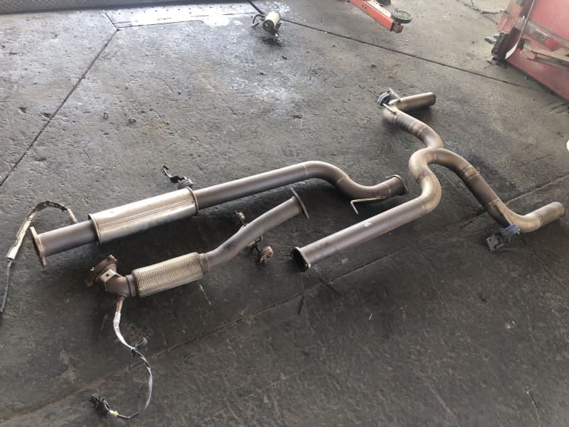 xr5 turbo exhaust system