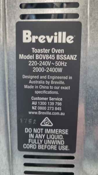 Breville Smart Multifunction Toastyer Oven For Sale63021729390595114