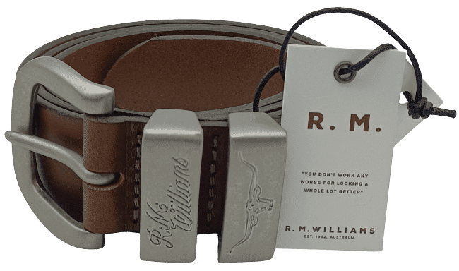 RM Williams 3 Piece Solid Hide Belt