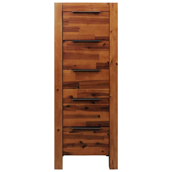 Chest of Drawers Solid Acacia Wood 45x32x115 cm62863408051457111