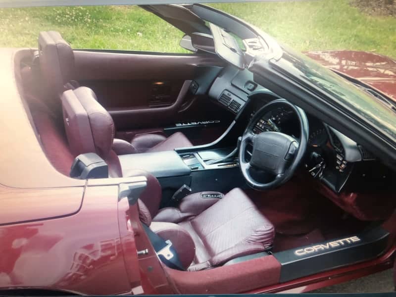1993 Chevrolet Corvette 40th Anniversary Edition right hand drive62885349818243113
