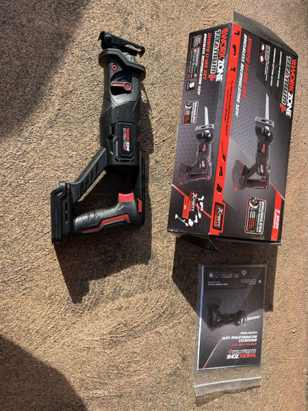 Almost Brand New Aldi WorkZone Brushless Reciprocating Saw Skin Only