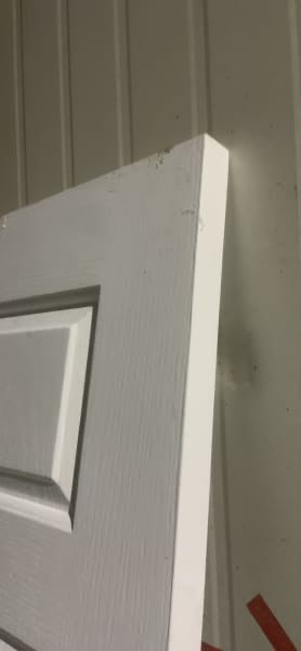 One off White moulded Internal room door wood63440281158402111