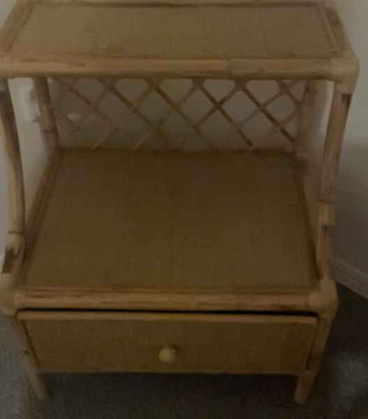 Cane bed side table with draw62865821283075118