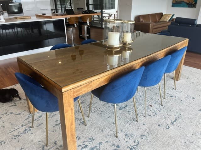 mango wood 8 seater dining table