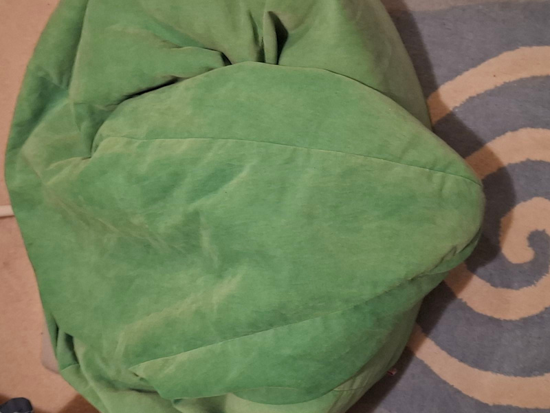 Green corduroy bean bag628634061533451117