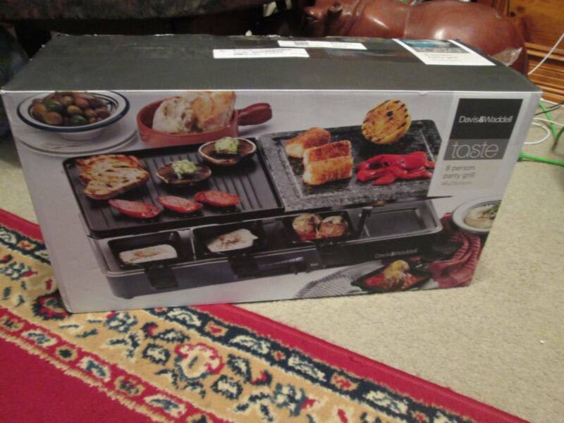 Davis and Waddell 8 Person Party Grill Raclette BRAND NEW!63442770588674110