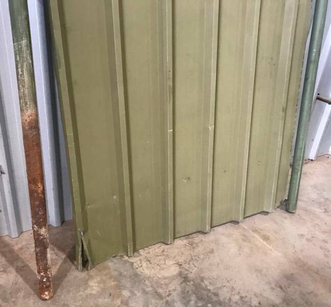 Single Trimdek Gate with 2 Posts - 1500mm High x 1120mm Wide63006118046850113