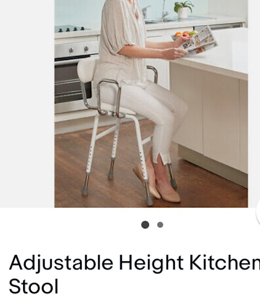 High Chair BarStool NEWCost$250 height adjusts forHip Knee replacement62863840040707112