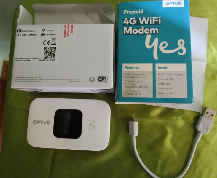 optus e5577 4g wifi modem