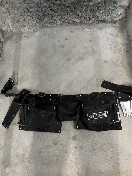 King chrome leather nail bag63439478873730110