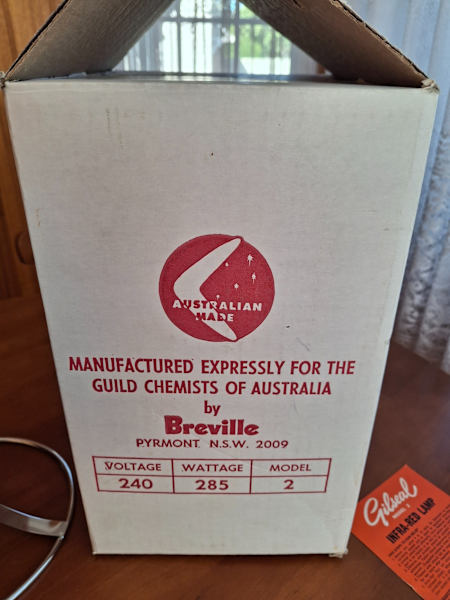 1950s Gilseal Infra-Red Lamp Model 263470142440706113