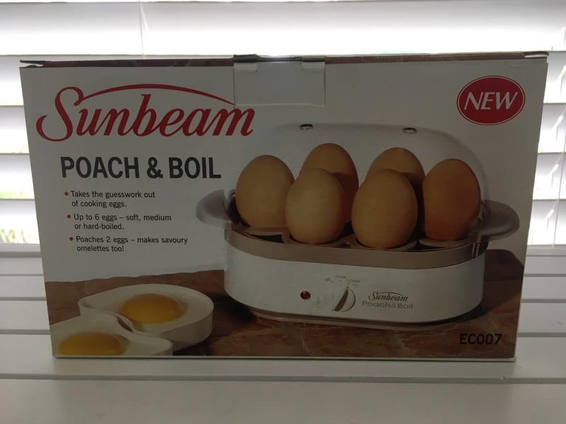 sunbeam poach and boil egg cooker