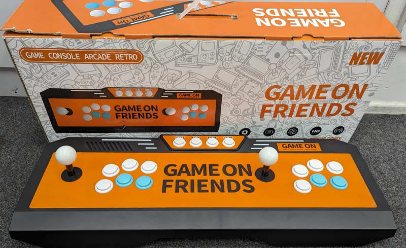 game on friends arcade console