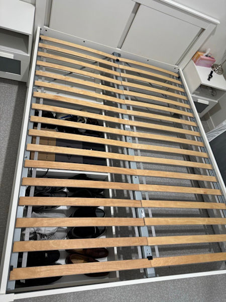 Queen Size bed frame and Side tables62863383479427114