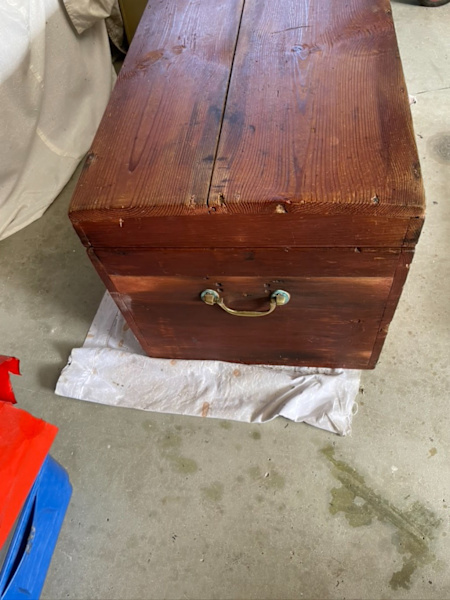 Vintage timber storage chest62864722631937112