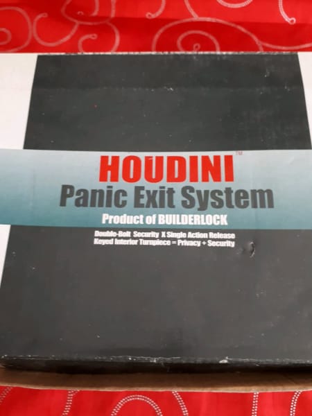 HOUDINI PANIC EXIT SYSTEM STILL IN BOX, TWO UNITS LEFT NEW630074299201301110