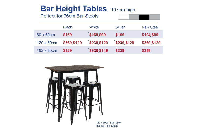 Massively Reduced - Tolix Tables For Sale62863383910145113