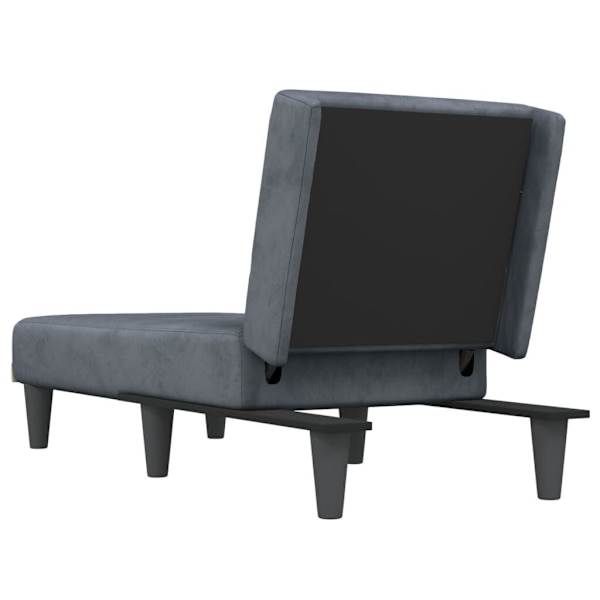 Chaise Longue Dark Grey Velvet62863380785795114
