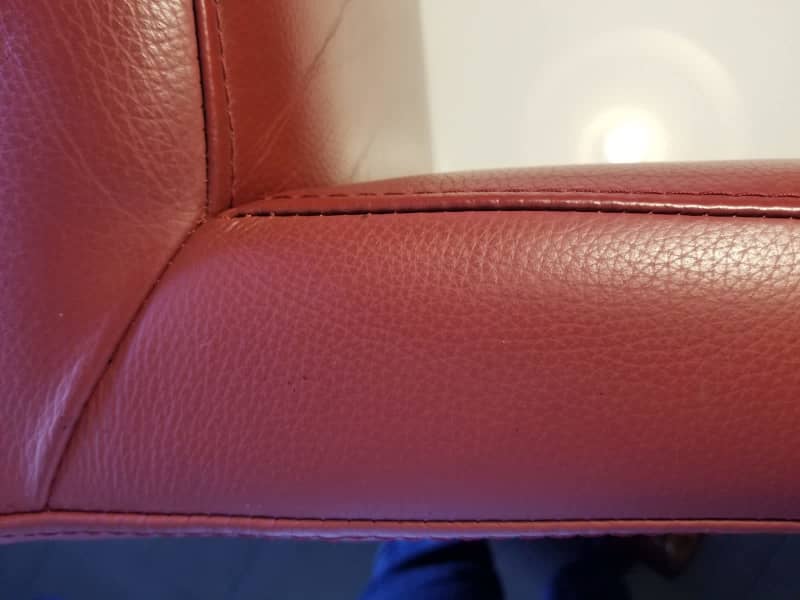 Dining chairs full leather, high back (6), P/up Hillsdale.62863384876674113
