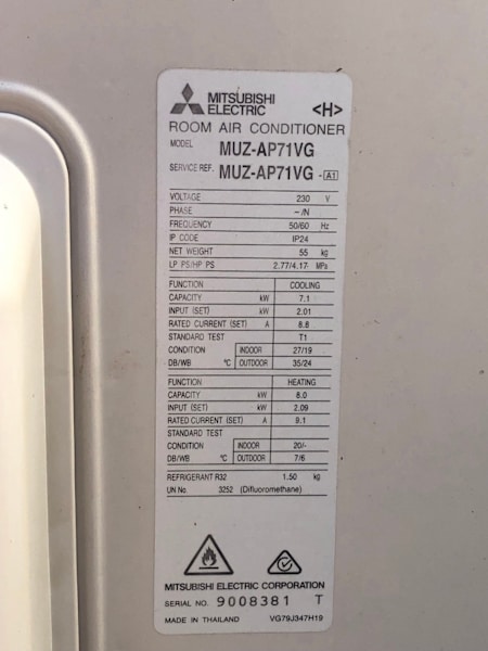 Air conditioning Unit63016484536579114