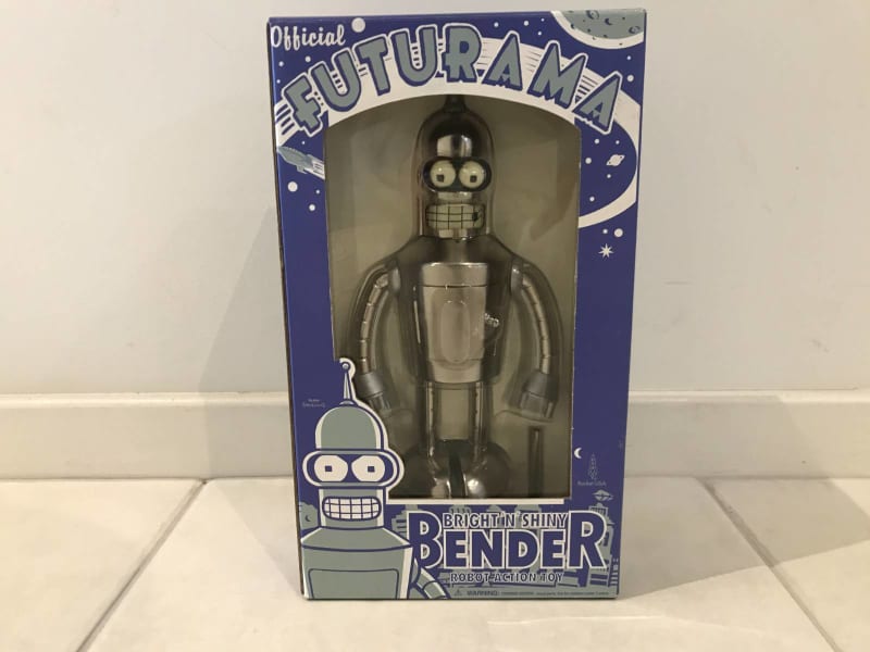 bender robot action toy