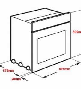 60CM EURO 82L LARGE CAPACITY OVEN :  EO6082BX2 T263017322072450113