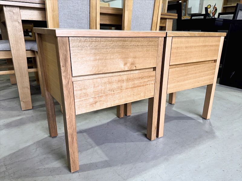 Amber - Tasmanian Oak 2xDrawers Bedsides $420each62863382204803111