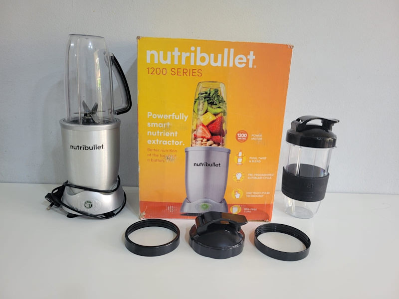 Nutribullet 1200W Series Blender, Silver (N12-1007) almost brand new!!63021283153666112