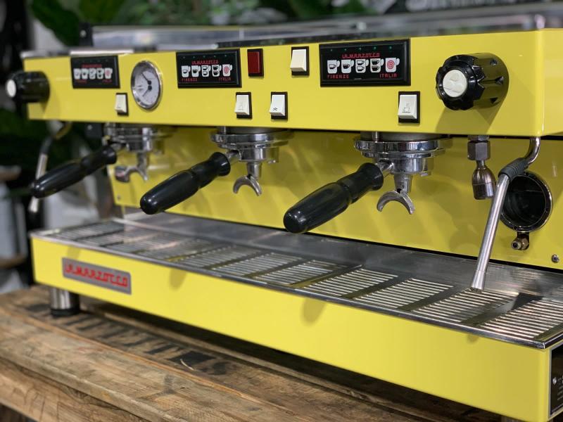 LA MARZOCCO LINEA CLASSIC 3 GROUP YELLOW ESPRESSO COFFEE MACHINE63442044167939112