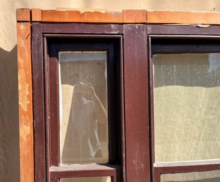 Timber Framed Single Sash Window w/ Fly Screen - 1595mm High x 1890mm63006328527489111