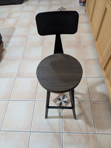 Bar Stools - Artiss metal and wood62863406862339112