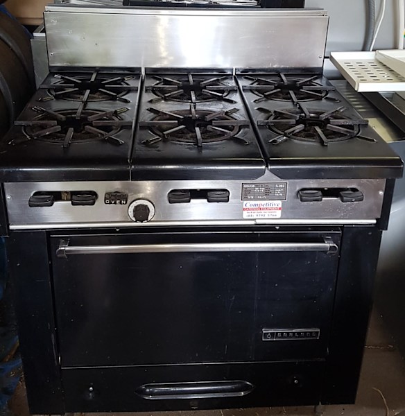 6 Burner Commercial Natural Gas Oven63016059579778113