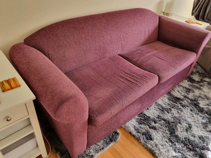 3-seater Sofa (purple)62863406435586111