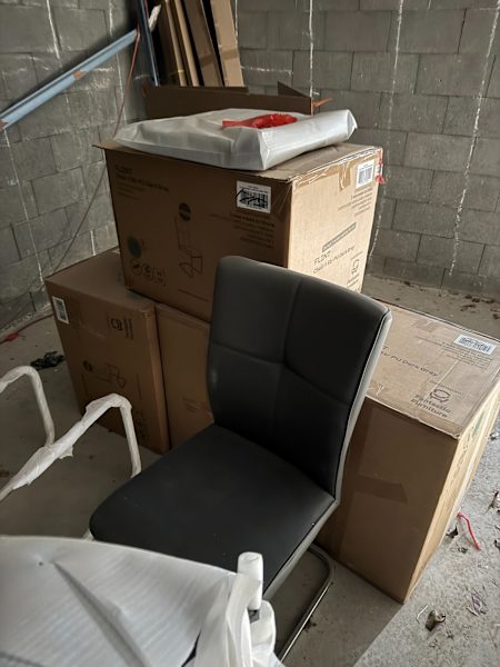 Flint Dining Chair x10. Dark Grey.62864723487747112