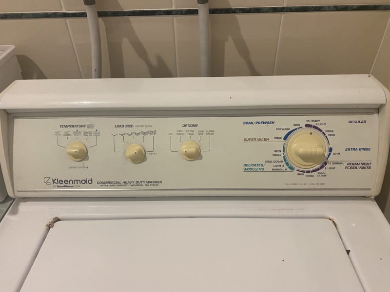 kleenmaid commercial heavy duty washer