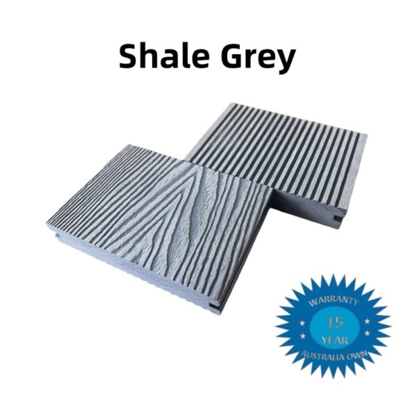Autumn/Winter Sale 20% Off 3D Solid Composite Decking 140/25 5.4m63011176531715113