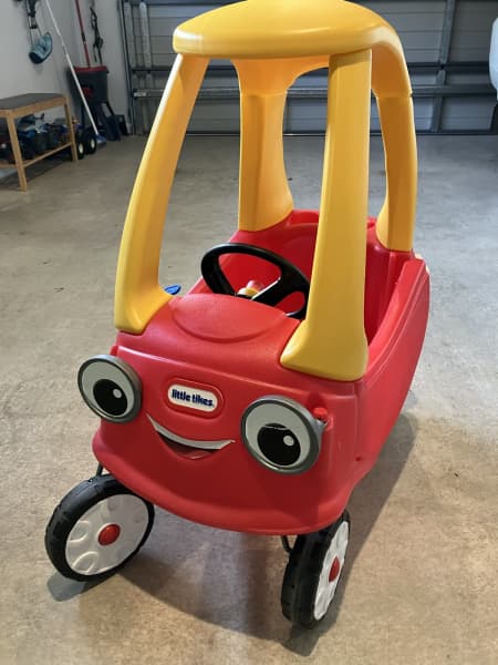 Red and yellow toy car best sale little tikes