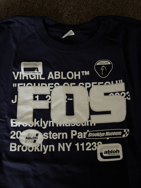 Virgil Abloh Brooklyn Museum FOS Abloh Bkm T-Shirt