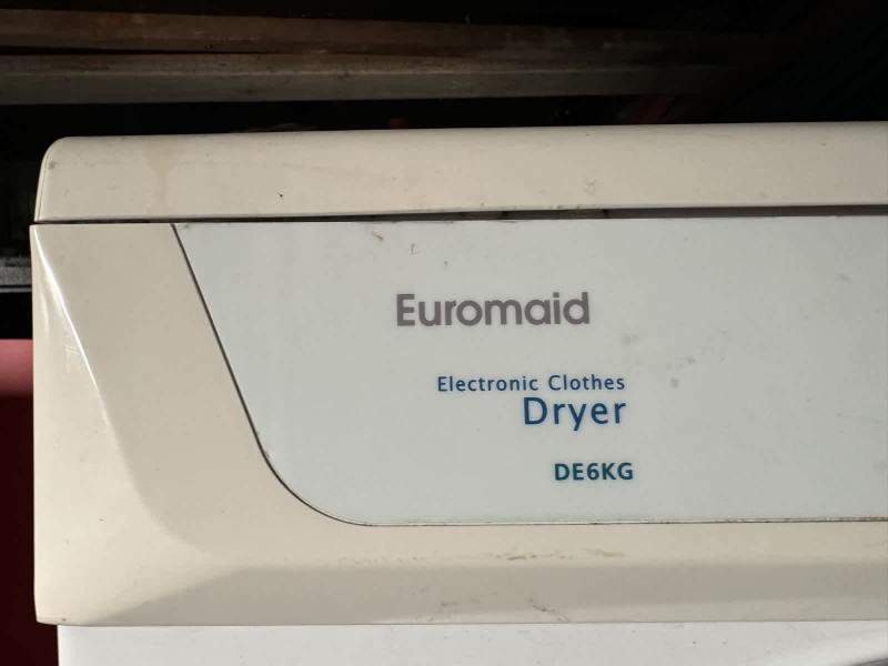 Euromaid 6kg vented sensor dryer63022180428035111