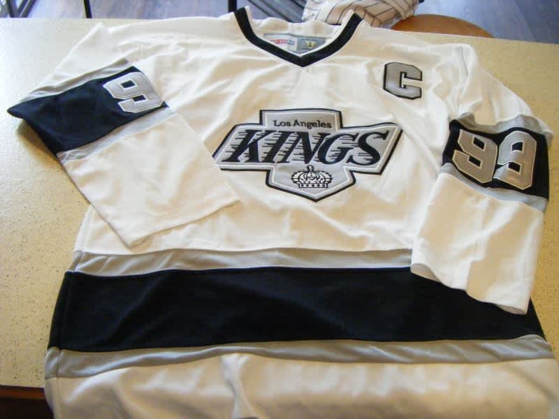 CCM Authentic Wayne Gretzky LA KINGS NHL Hockey Jersey 48 Black